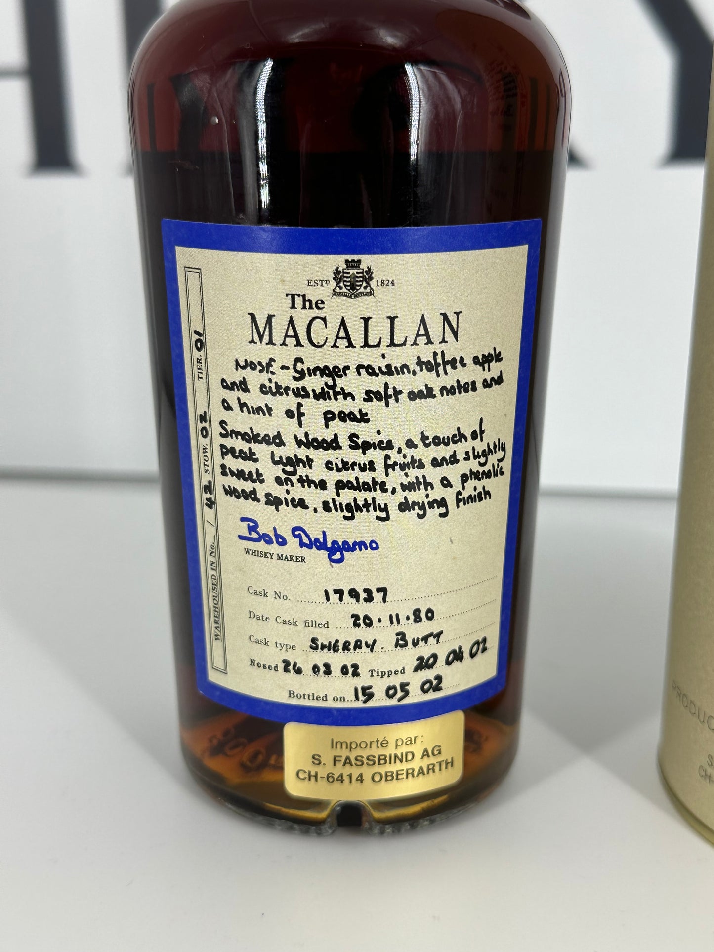 Macallan Exceptional Cask #17937