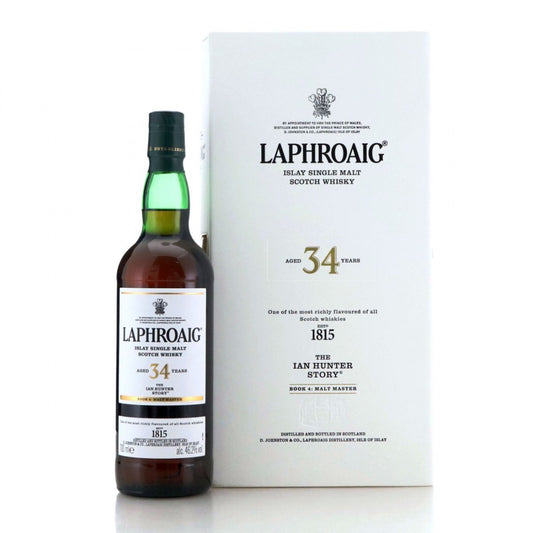 Laphroaig 34 years - The Ian Hunter Story - Book No.4