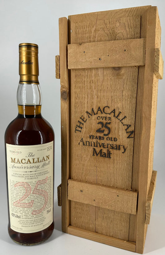 Macallan 25 years by 1968 - Anniversary Malt