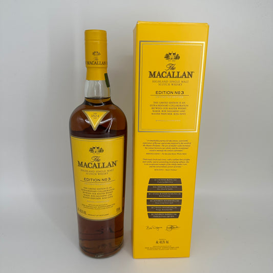 Macallan Edition No.3 70cl + Box