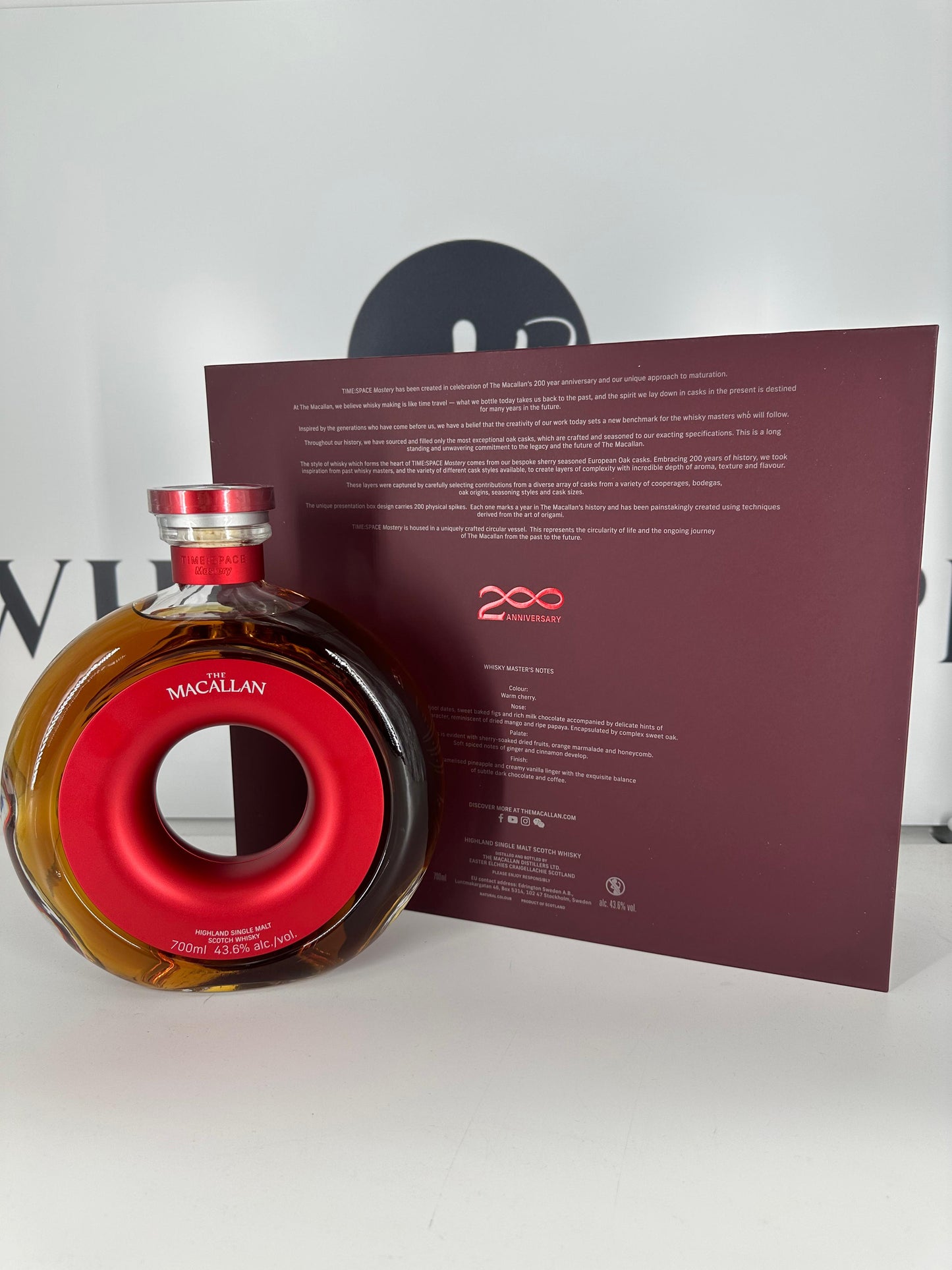 Macallan TIME: SPACE Mastery Limited Edition 200th Anniversary + Box 43.6%