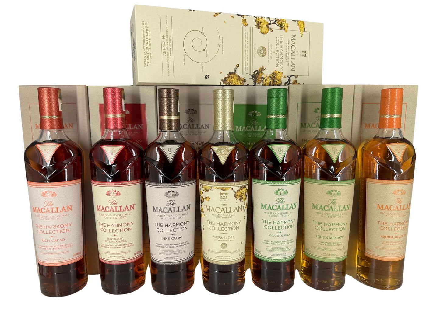 Macallan Harmony Collection - 8 x 0,7l + BOX